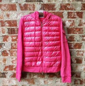 NEW Moncler Magda Cardigan down jacket size small pink